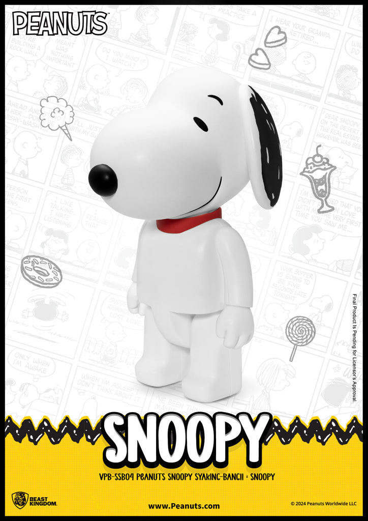 PREORDER Beast Kingdom Piggy Bank Vinyl Large SYAKING-BANG!! Peanuts Snoopy