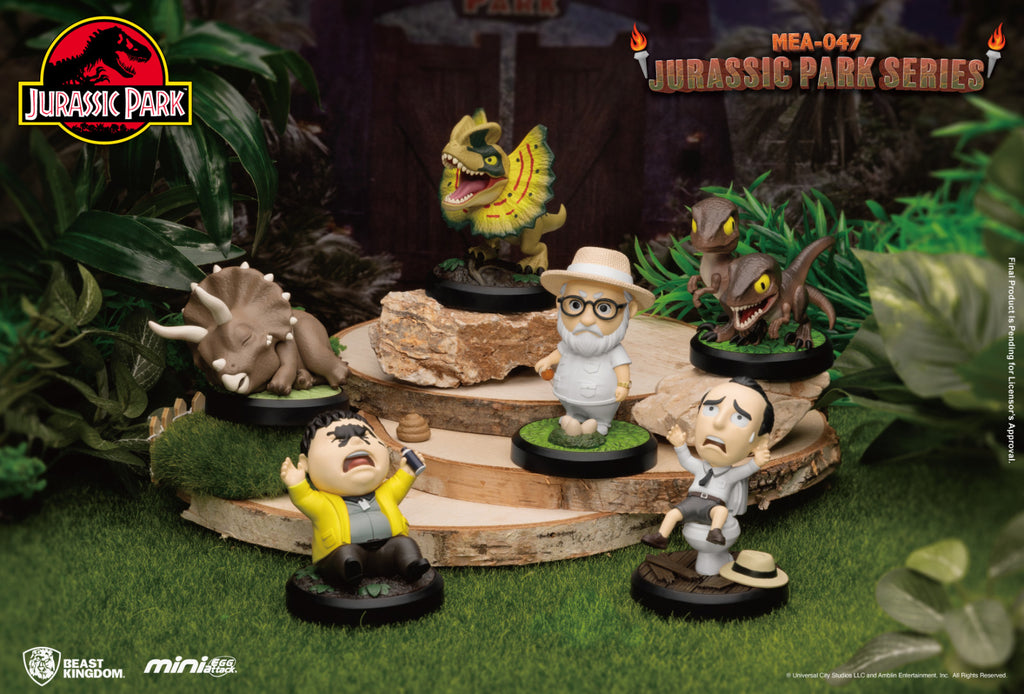 PREORDER Beast Kingdom Mini Egg Attack Jurassic Park Series Set (6 in the Assortment)