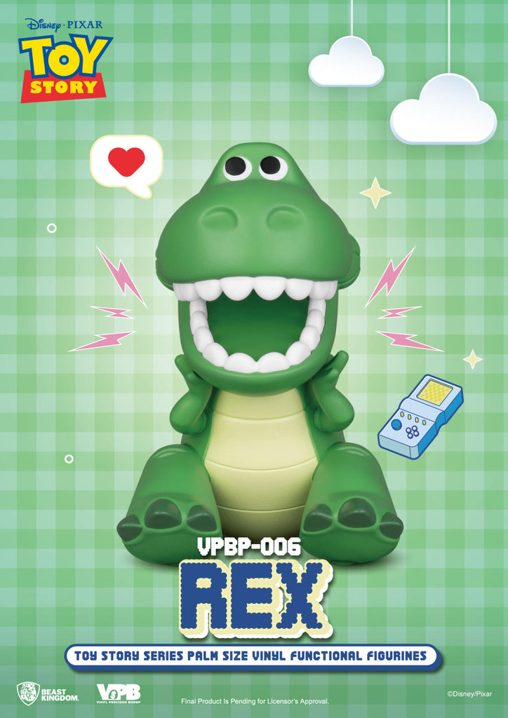 PREORDER Beast Kingdom Piggy Bank Toy Story Series Palm Size Vinyl Functional Figurine Rex