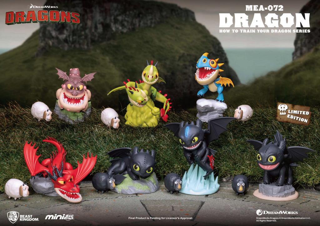 PREORDER Beast Kingdom Mini Egg Attack How to Train Your Dragon Series Blind Box Set (6 in the Assortment)
