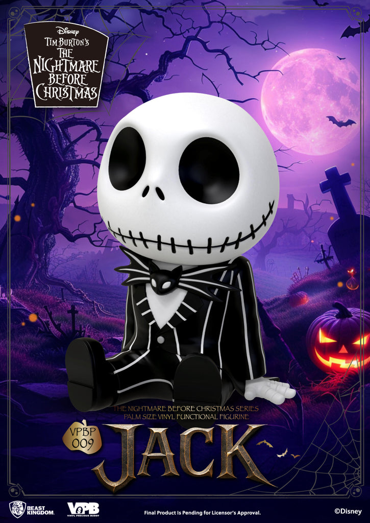 PREORDER Beast Kingdom Piggy Bank The Nightmare Before Christmas Series Palm Size Vinyl Functional Figurine Jack