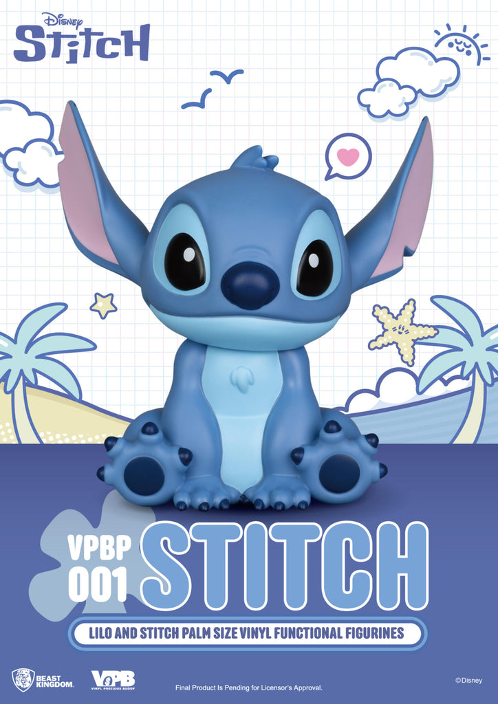 PREORDER Beast Kingdom Piggy Bank Lilo and Stitch Series Palm Size Vinyl Functional Figurine Stitch