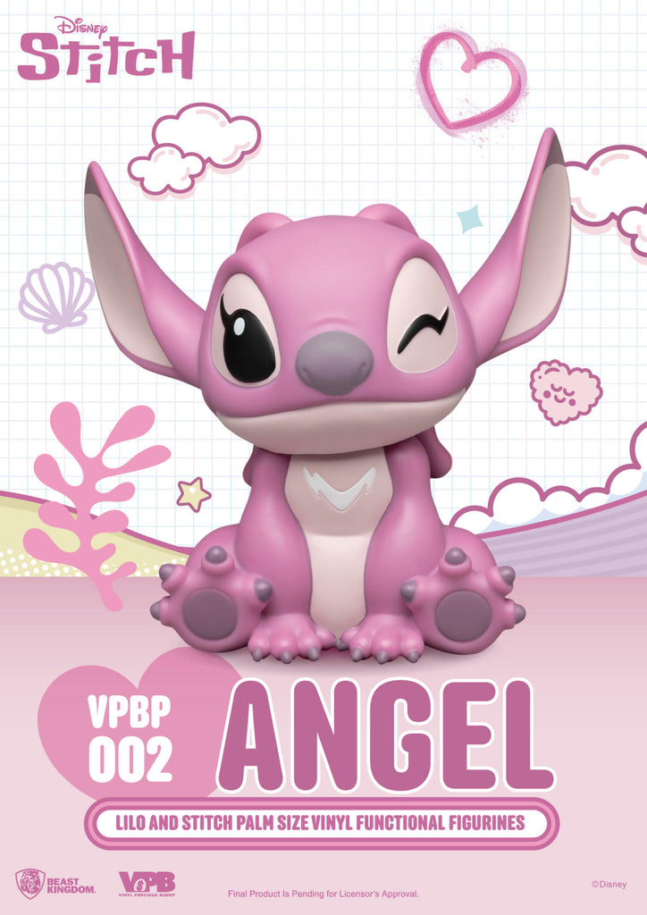 PREORDER Beast Kingdom Piggy Bank Lilo and Stitch Series Palm Size Vinyl Functional Figurine Angel