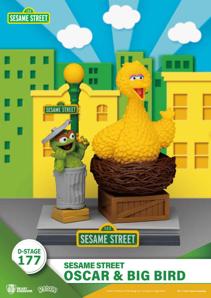 PREORDER Beast Kingdom D Stage Sesame Street Oscar & Big Bird