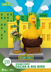 PREORDER Beast Kingdom D Stage Sesame Street Oscar & Big Bird
