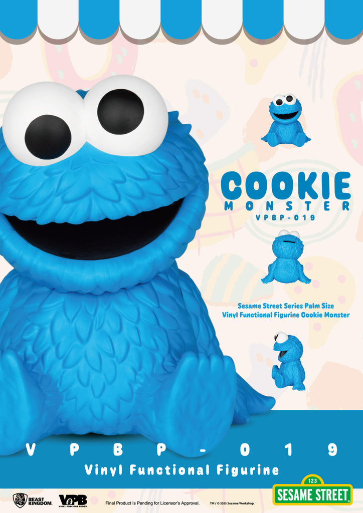 PREORDER Beast Kingdom Piggy Bank Sesame Street Series Palm Size Vinyl Functional Figurine Cookie Monster
