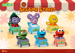 PREORDER Beast Kingdom Pull Back Car Sesame Street Shopping Cart Blind Box Set (6 in the Assortment)