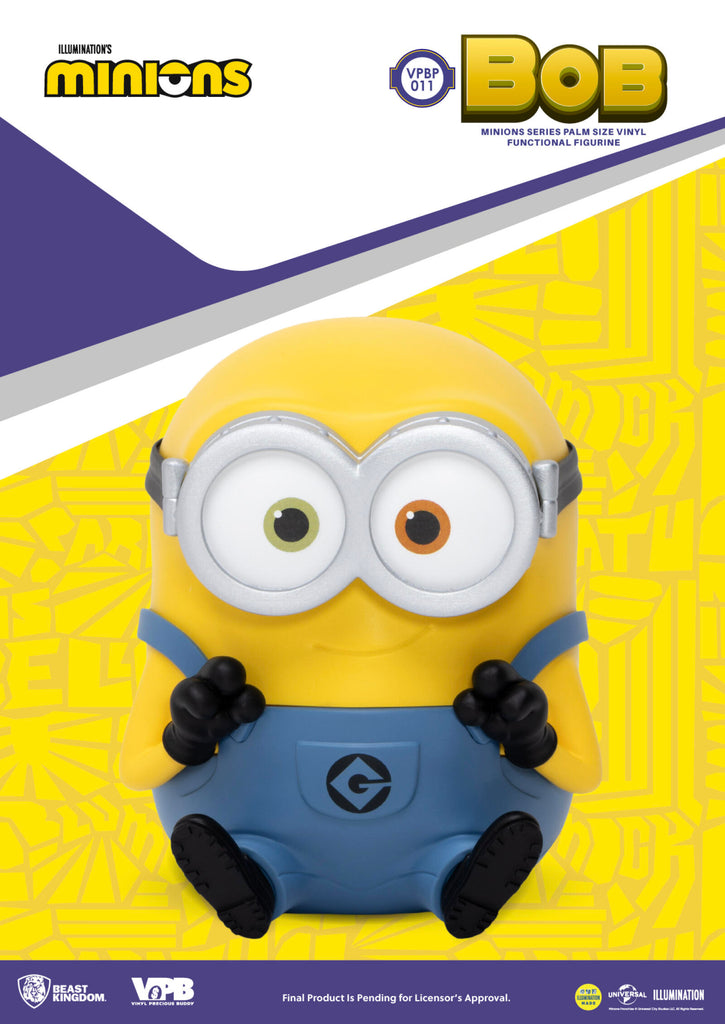 PREORDER Beast Kingdom Piggy Bank Minions Series Palm Size Vinyl Functional Figurine Bob