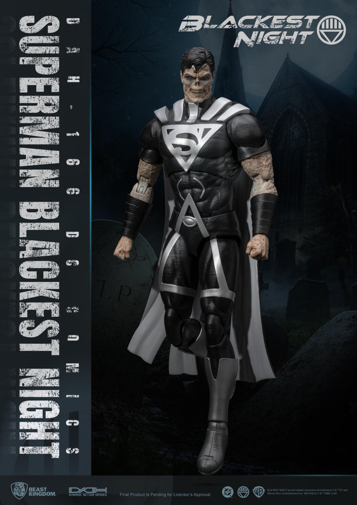 PREORDER Beast Kingdom Dynamic Action Heroes DC Comics Superman Blackest Night
