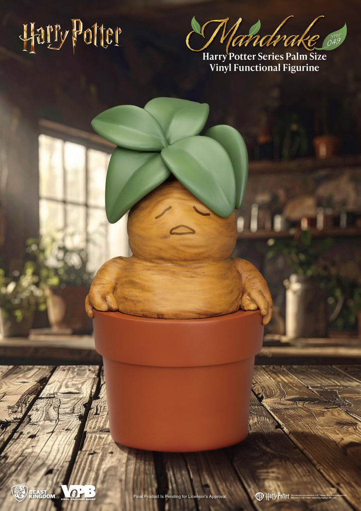 PREORDER Beast Kingdom Piggy Bank Harry Potter Series Palm Size Vinyl Functional Figurine Mandrake