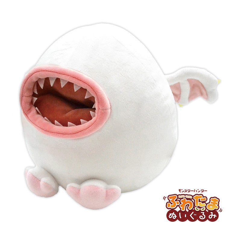 PREORDER Monster Hunter Fluffy Eggshaped Plush Khezu (re-run)