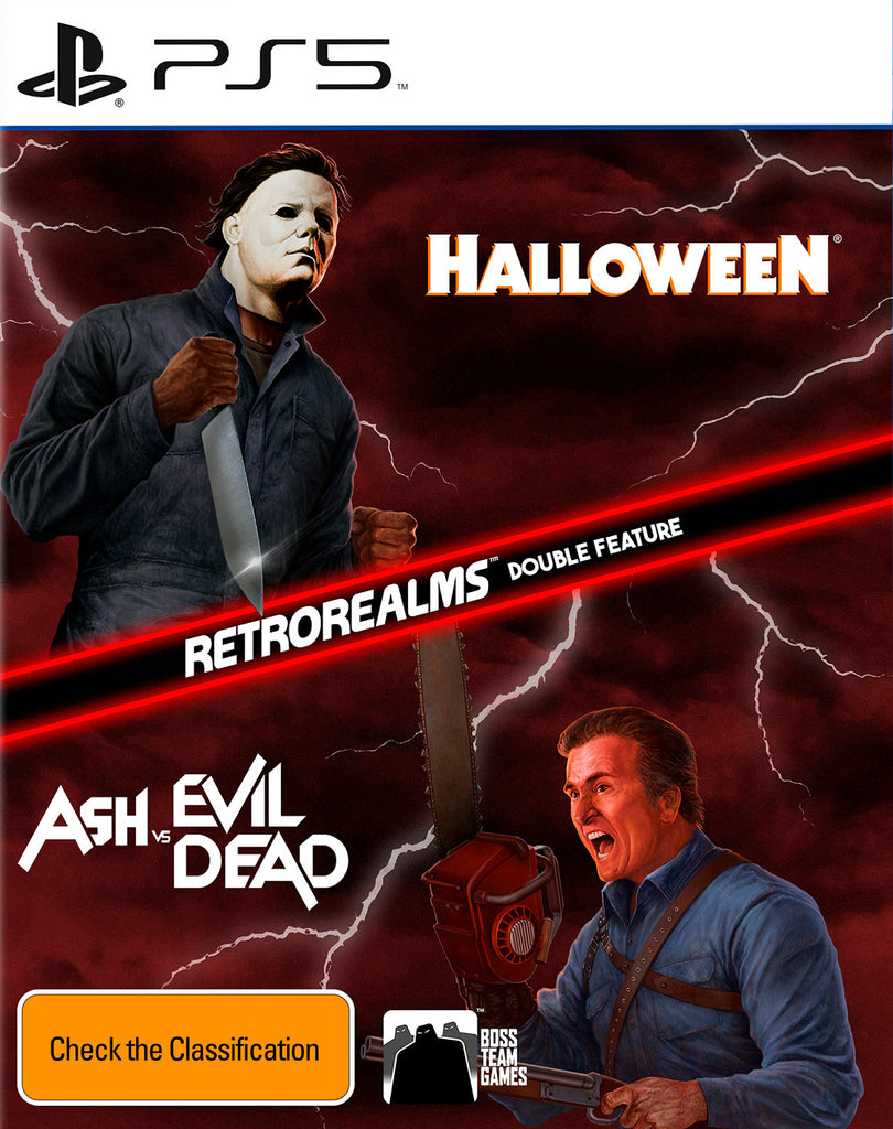 PREORDER PS5 Halloween and Ash vs Evil Dead RetroRealms Double Feature