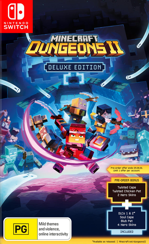 PREORDER SWI Minecraft Dungeons II Deluxe Edition