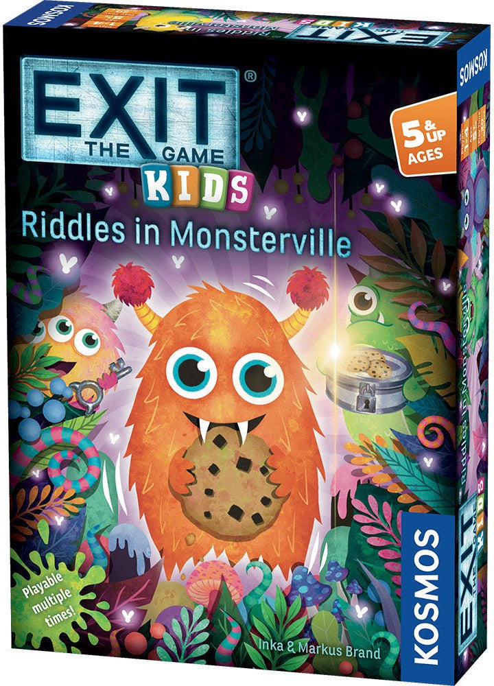 Exit the Game Kids Riddles in Monsterville Board Game