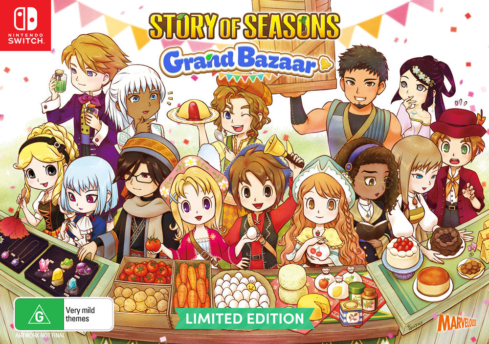 PREORDER SWI Story of Seasons: Grand Bazaar - Limited Edition