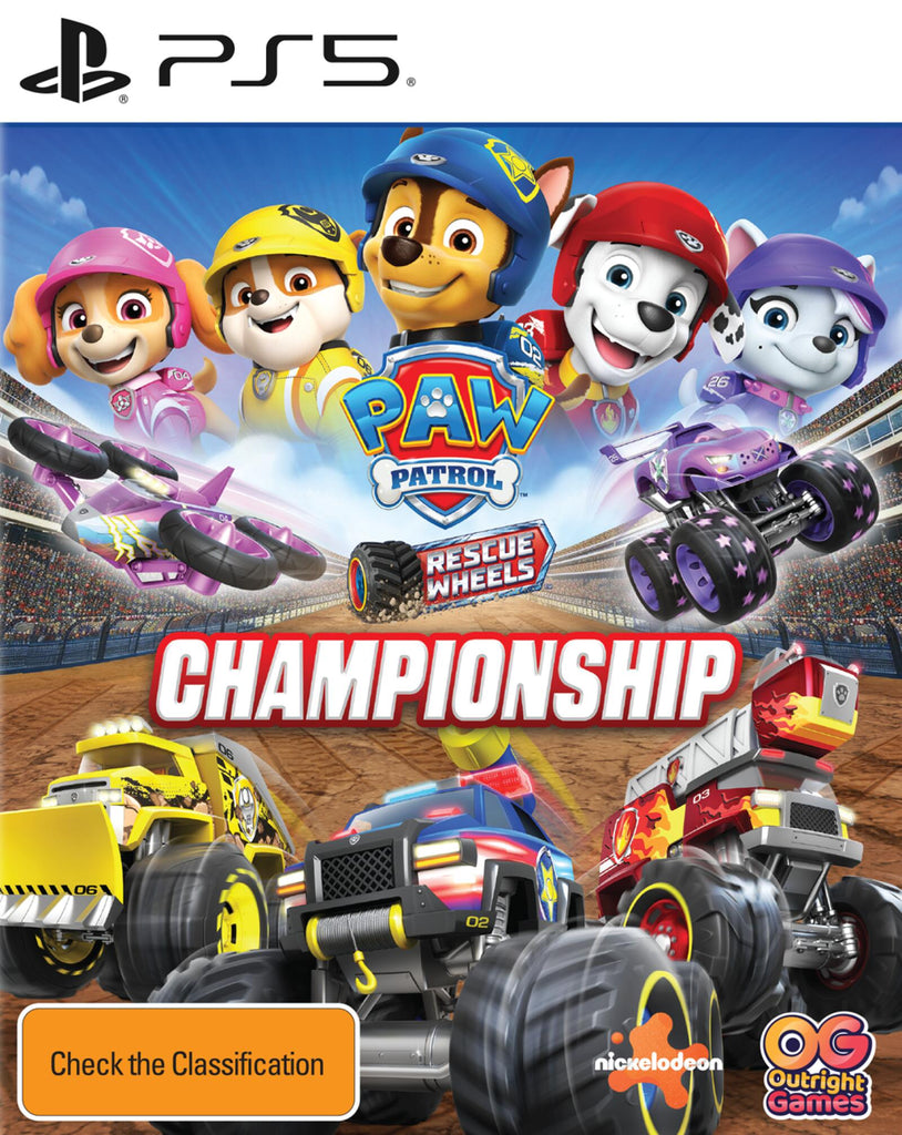 PREORDER PS5 PAW Patrol Rescue Wheels: Championship
