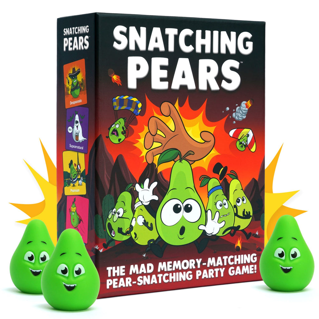PREORDER Snatching Pears ? The Mad Memory-Matching Pear-Snatching Party Game (Not for resell on Amazon/eBay)