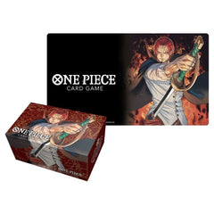 One Piece Card Game Playmat and Storage Box Set Shanks