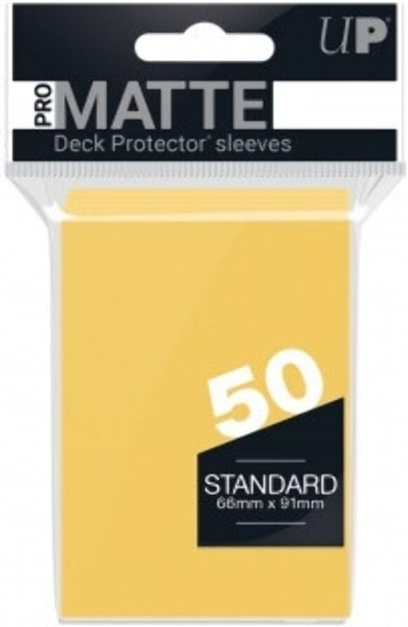 Ultra Pro Deck Protectors - Pro-Matte Yellow (50 per Pack)