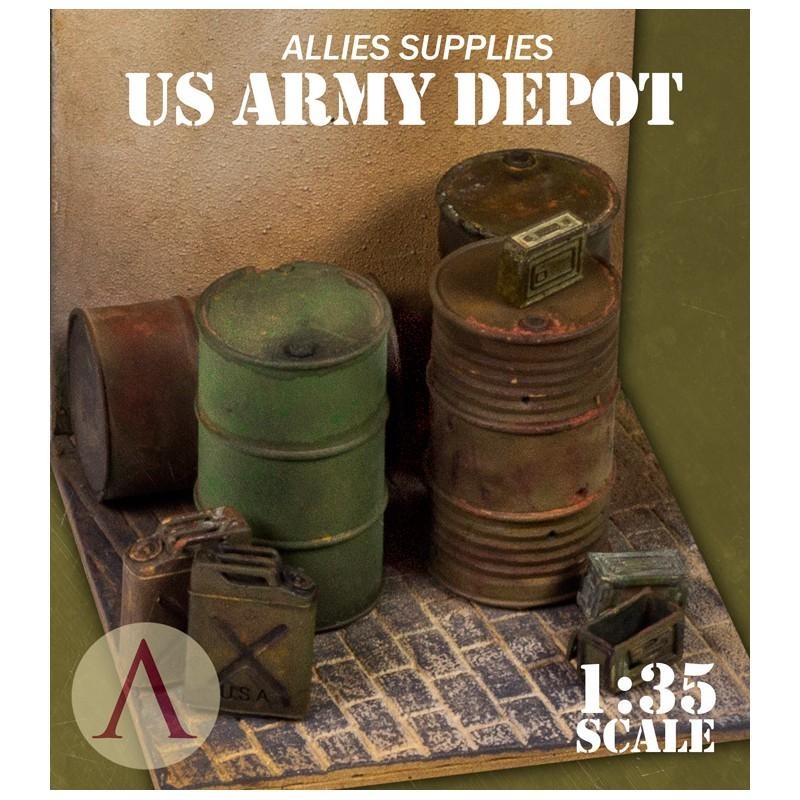 PREORDER Scale 75 - Figures - Warfront - Us Supplies - Us Army Depot 35mm