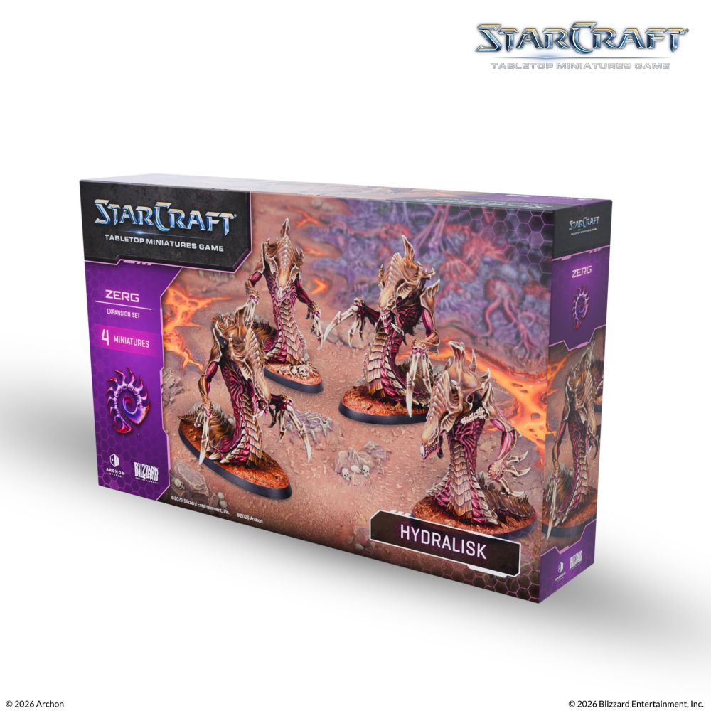 PREORDER Starcraft Miniatures Games: Zerg - Hydralisk - Expansion Set
