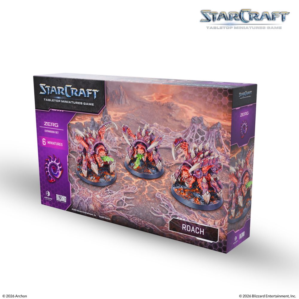 PREORDER Starcraft Miniatures Games: Zerg - Roach - Expansion Set