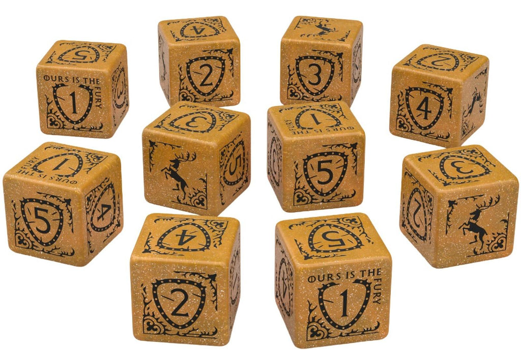 Game of Thrones - Baratheon 10xD6 Dice Set