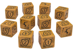 Game of Thrones - Baratheon 10xD6 Dice Set