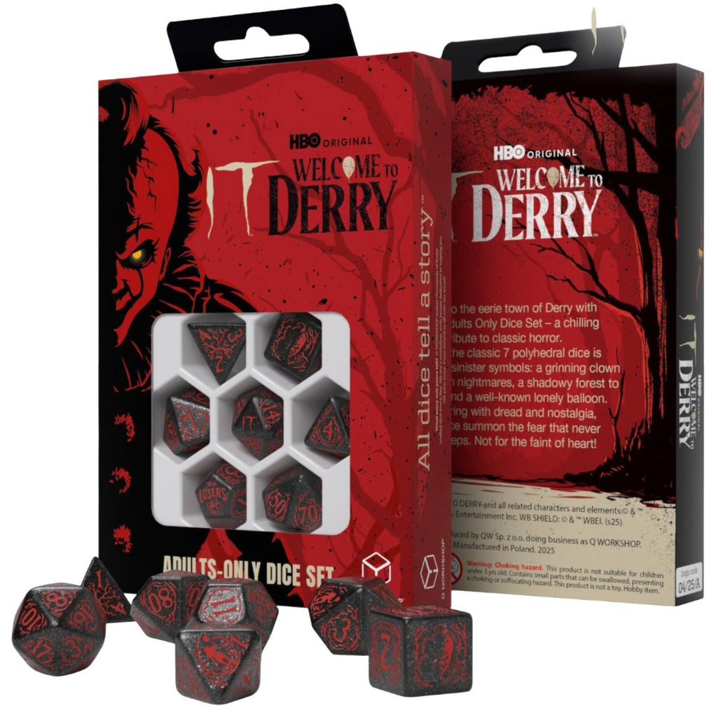 PREORDER IT Welcome to Derry Adults-Only Dice Set