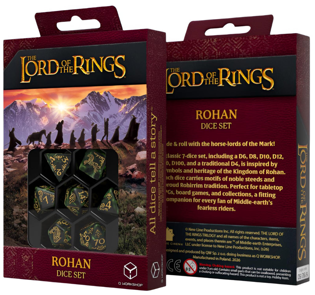 PREORDER The Lord of the Rings Rohan Dice Set