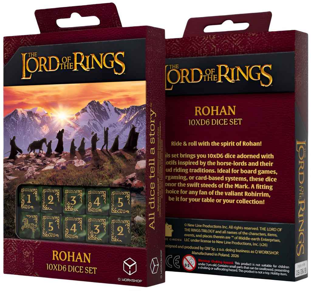 PREORDER The Lord of the Rings Rohan 10xD6 Dice Set