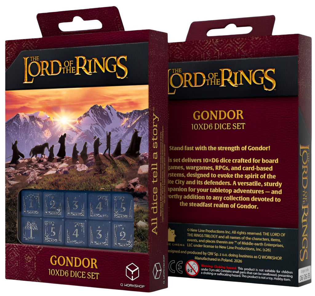 PREORDER The Lord of the Rings Gondor 10xD6 Dice Set