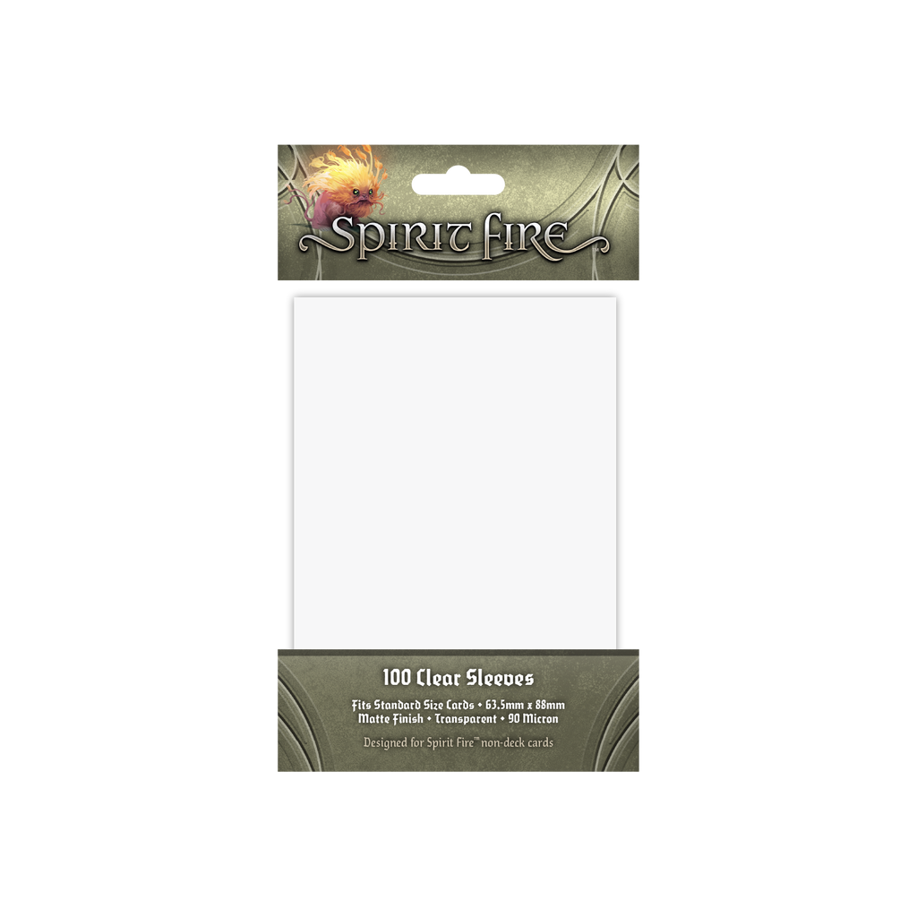 PREORDER Spirit Fire Card Sleeves Clear (100pk)