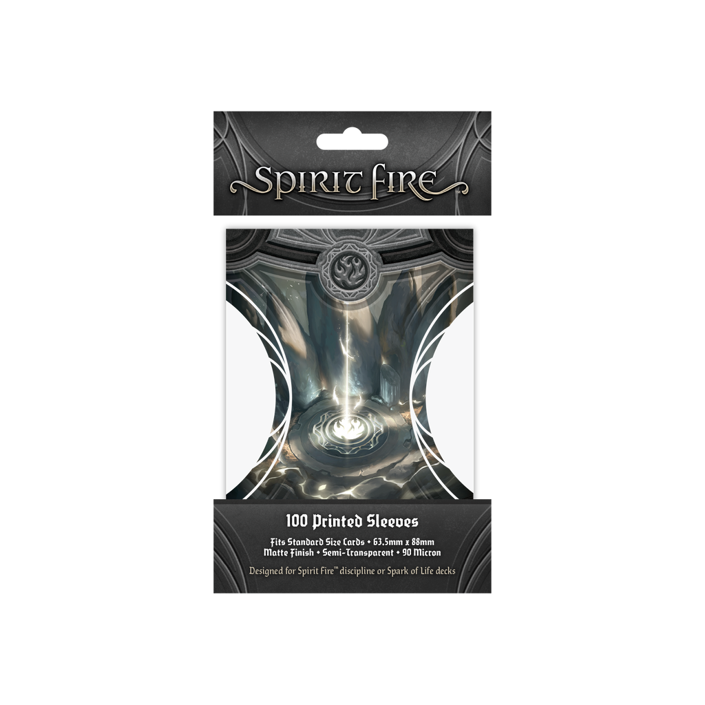 PREORDER Spirit Fire Semi-Transparent Printed Sleeves Way Flame (Black)
