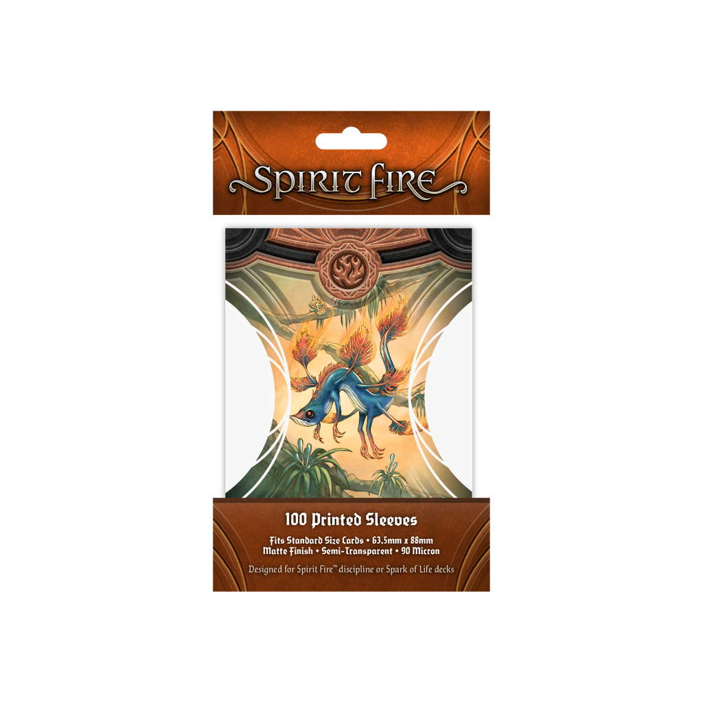 PREORDER Spirit Fire Semi-Transparent Printed Sleeves Wingy Thing (Gold)