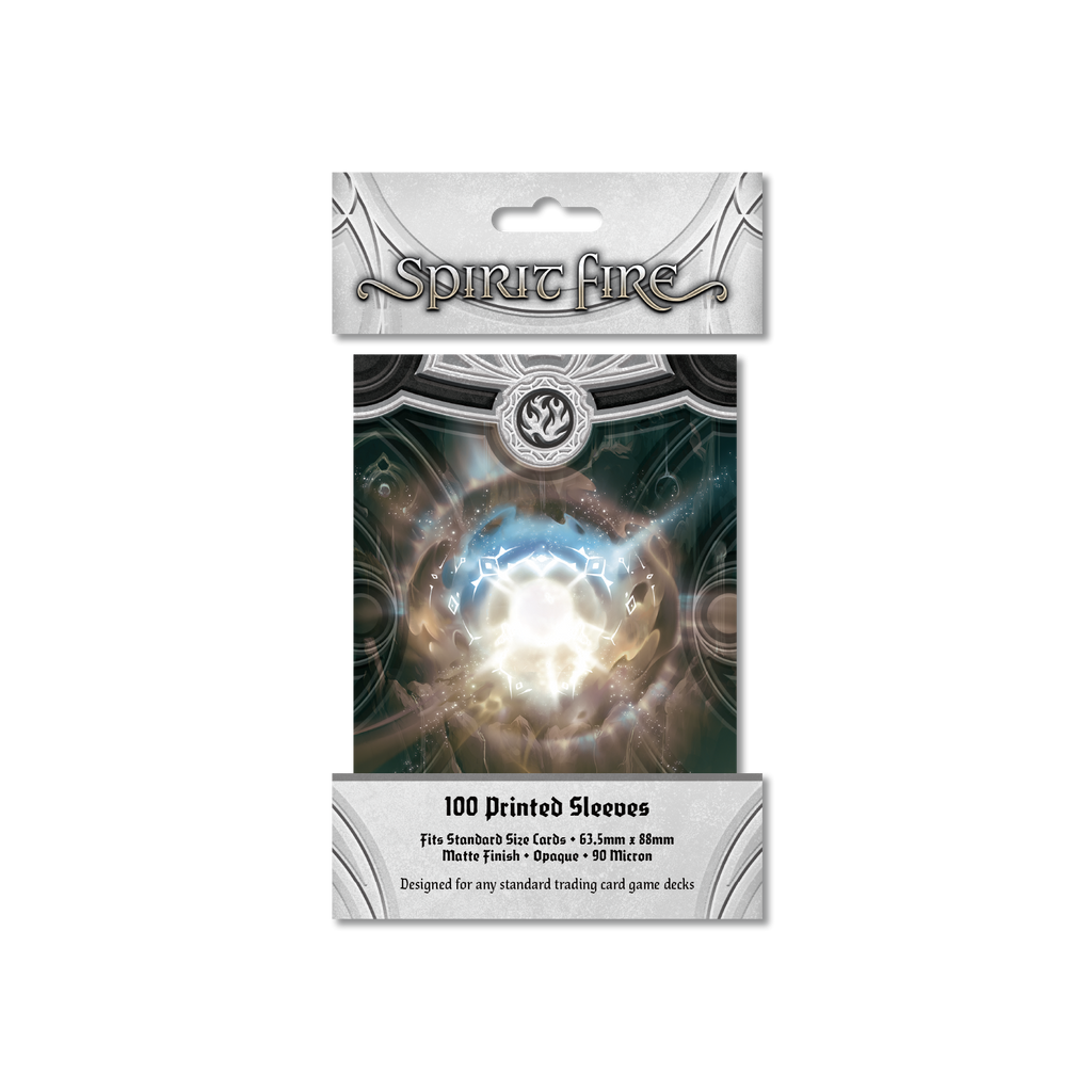 PREORDER Spirit Fire Opaque Printed Sleeves: Gleam Pulse (Stone)