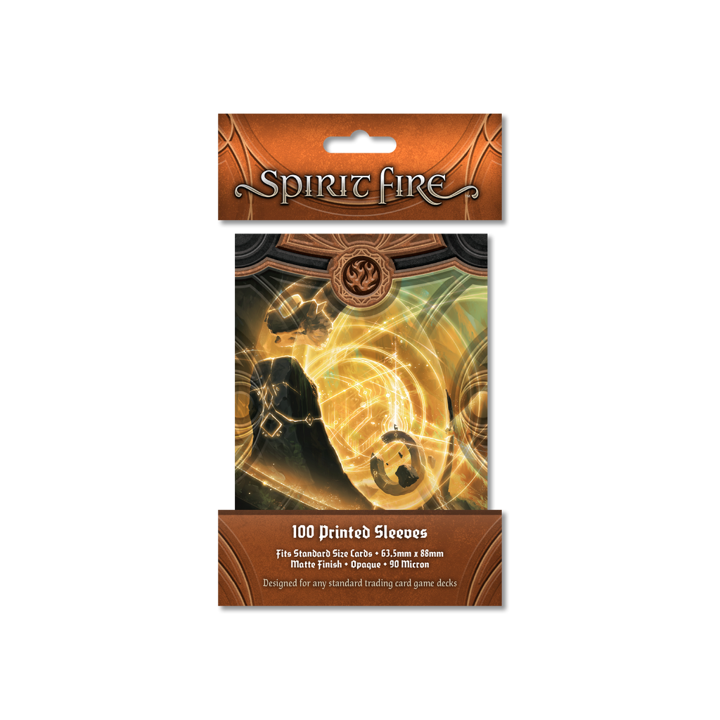 PREORDER Spirit Fire Opaque Printed Sleeves Planetarium (Gold)