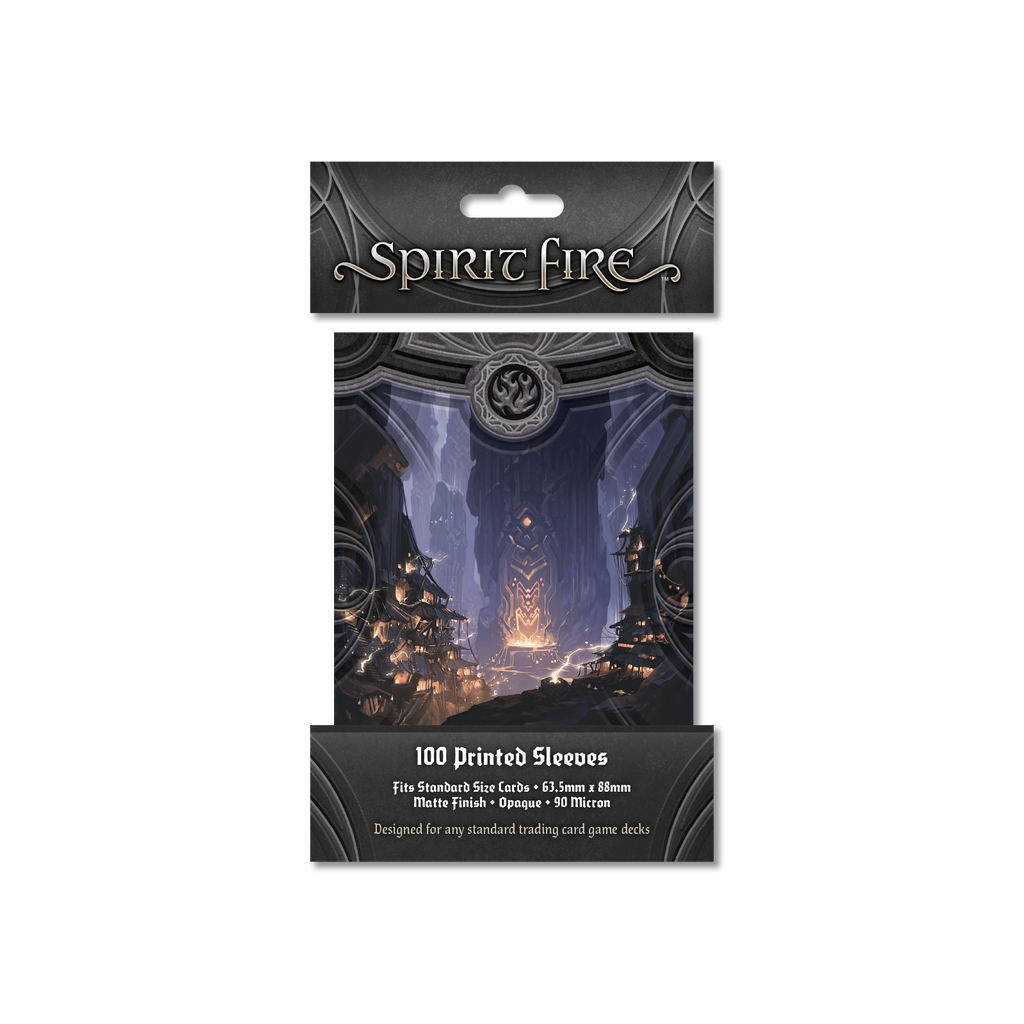 PREORDER Spirit Fire Opaque Printed Sleeves Secret Chamber (Black)