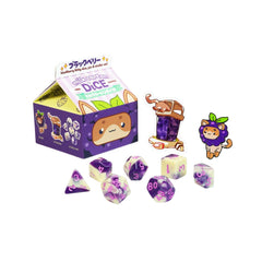 Fruit Meadows - Kawaii Cat Milk Carton-Blackberry