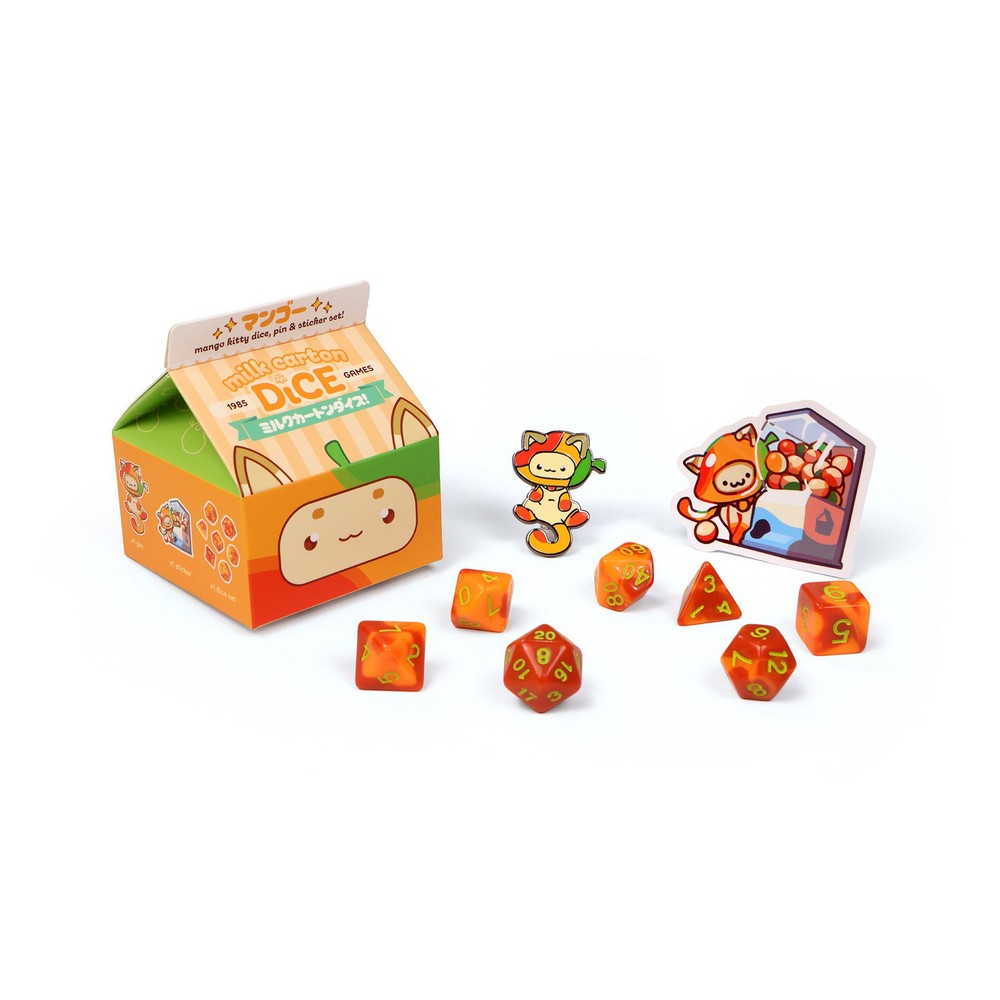 PREORDER Fruit Meadows - Kawaii Cat Milk Carton-Mango