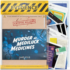 PREORDER Cryptic Killers - Murder at MediLuck Medicines