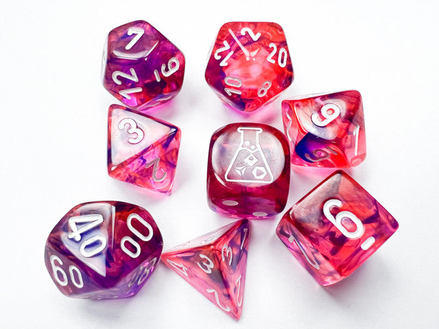 CHX 30057 D7-Die Set Nebula Polyhedral Black Light Special/white 7-Die Set (with bonus die)