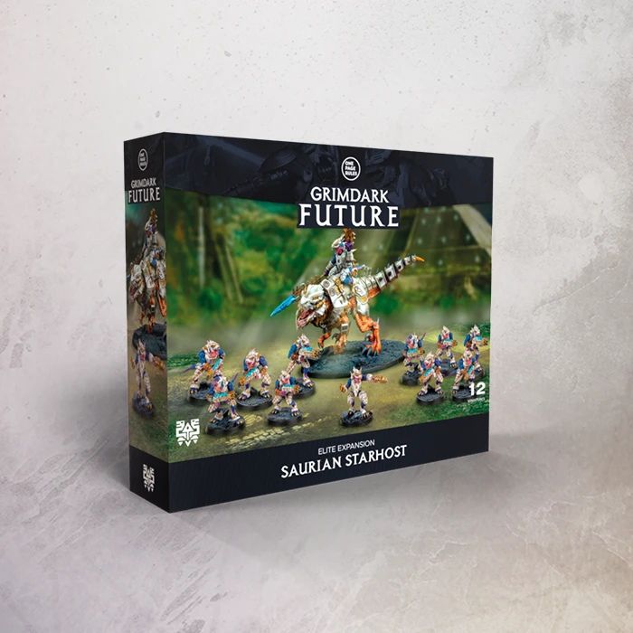 PREORDER One page Rules - Grimdark Future - Saurian Starhost - Elite Expansion