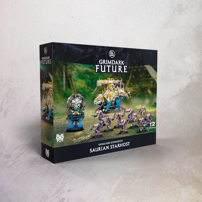 PREORDER One page Rules - Grimdark Future - Saurian Starhost - Vanguard Expansion
