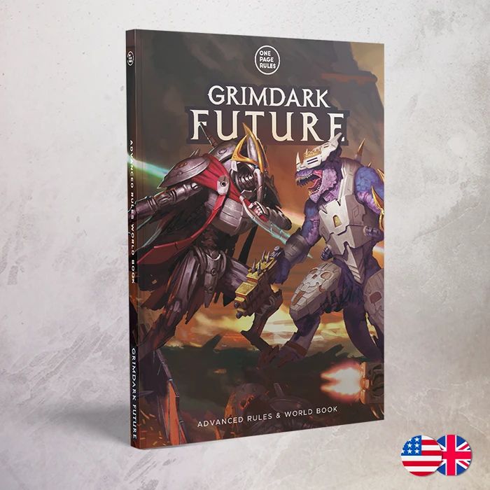 PREORDER One page Rules - Grimdark Future - Advanced Rules & World Book v3.5