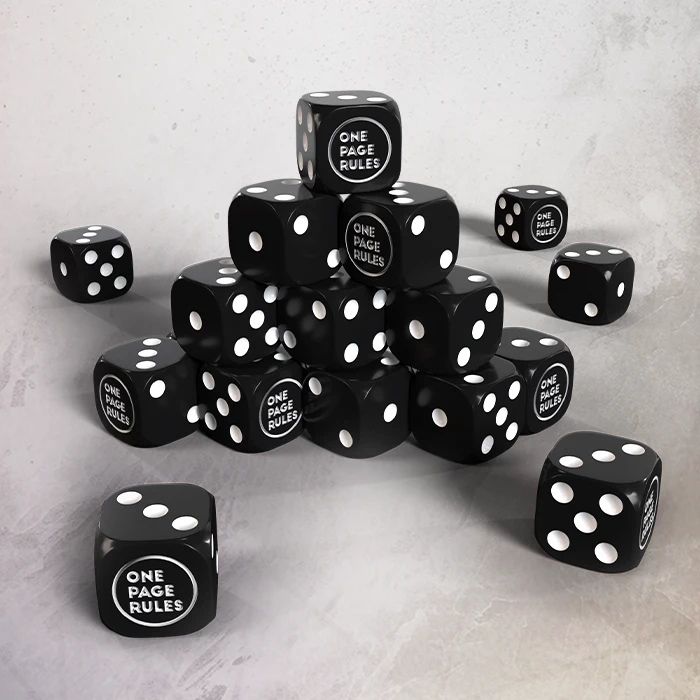 PREORDER One page Rules - Dice Set 16mm Dice Set (20)