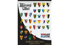 Wargames Atlantic - Barons War Shield Decals (03): Serjeants 01