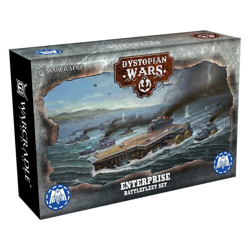 PREORDER Dystopian Wars - Enterprise Battlefleet Set