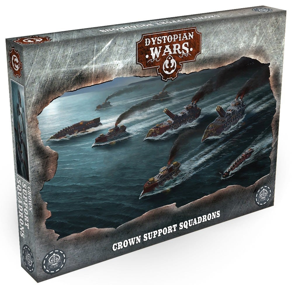 PREORDER Dystopian Wars - Crown Support Squadrons