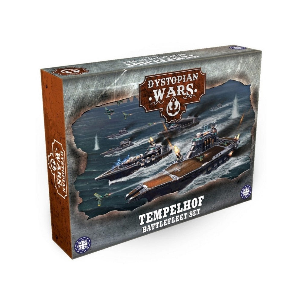 PREORDER Dystopian Wars - Tempelhof Battlefleet Set